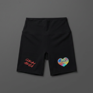 Gray Area Biker Shorts