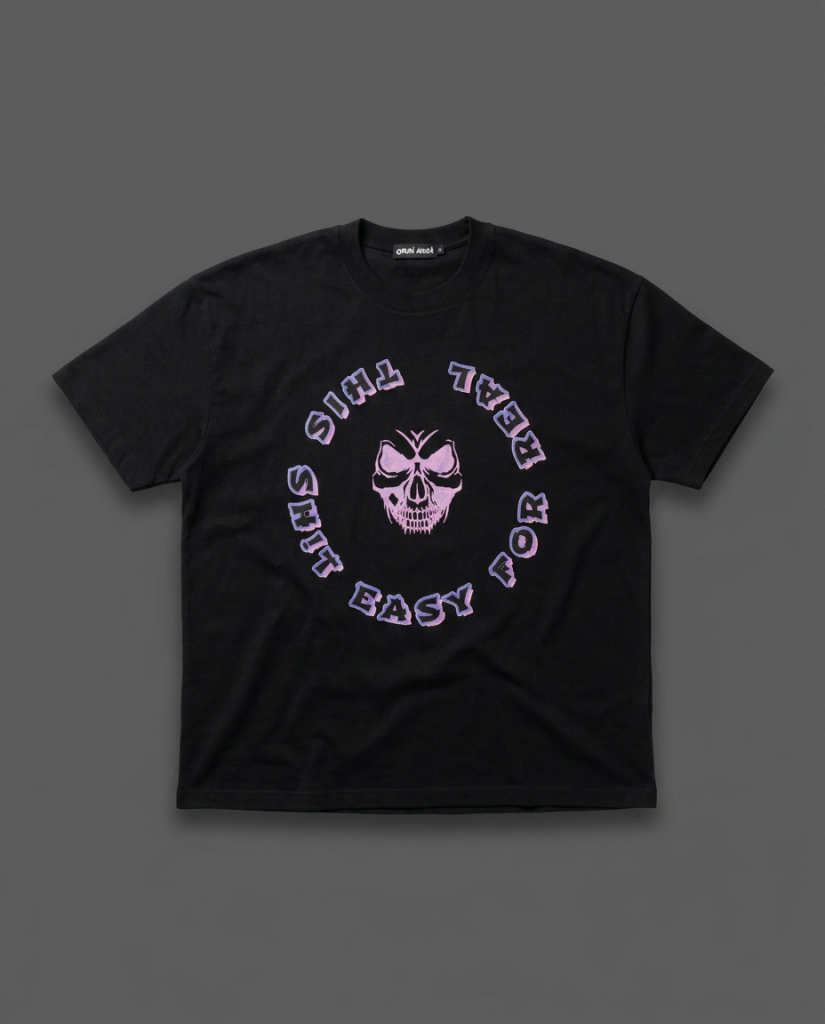 Easy For Real Skull Tee